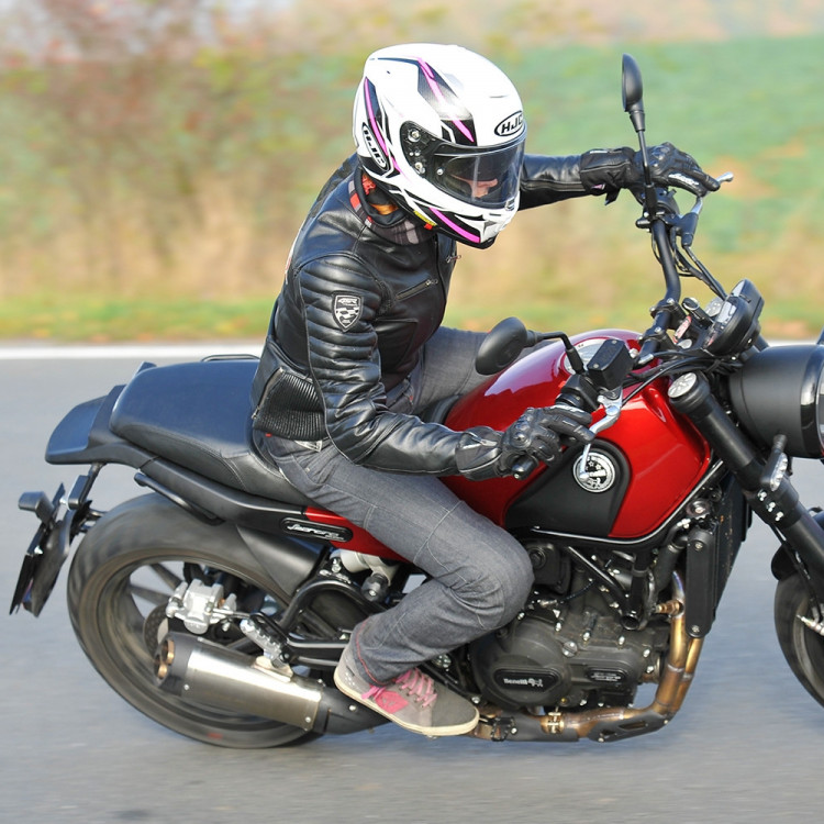 4SR Damen Motorradjeans Cool Lady Black