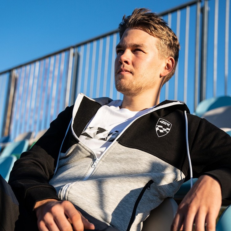 4SR Kapuzenpullover Shield mit Reißverschluss