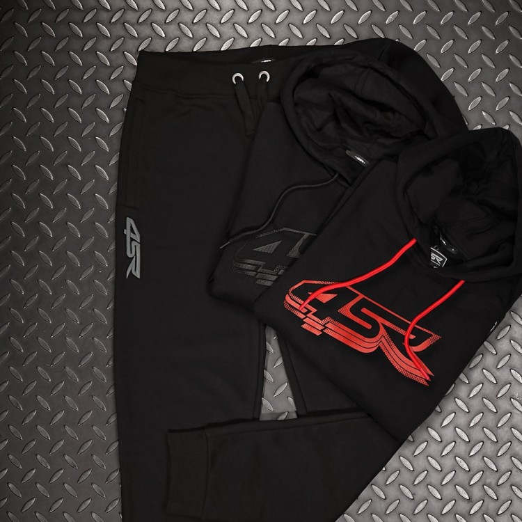 4SR Kapuzenpullover Black Series Red