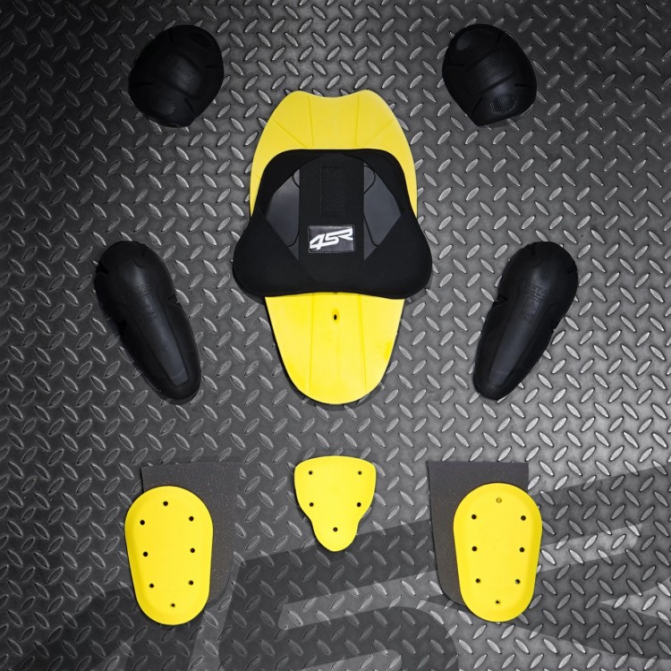 4SR Motorrad Lederkombi Racing Diablo AR Airbag Ready Protektoren 12