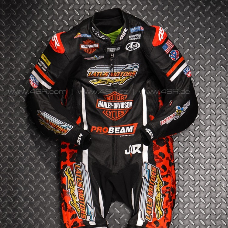 4SR Einteilige rennkombis nach maß - American Flat Track