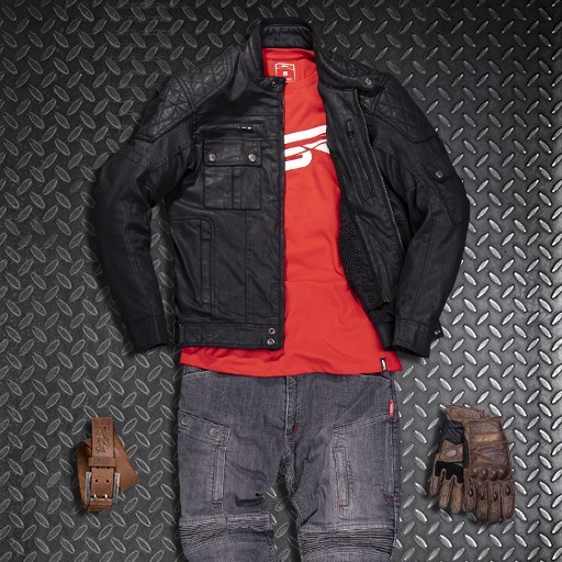 4SR Retro Motorradjacke Urban Cafe