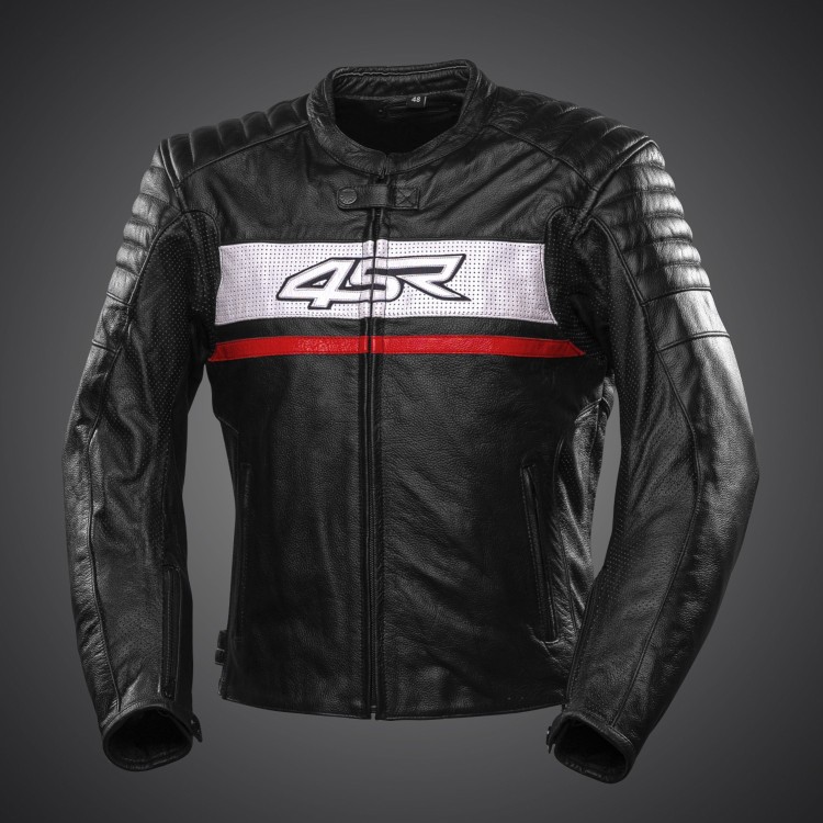 4SR Lederjacke Roadster III – Red 1