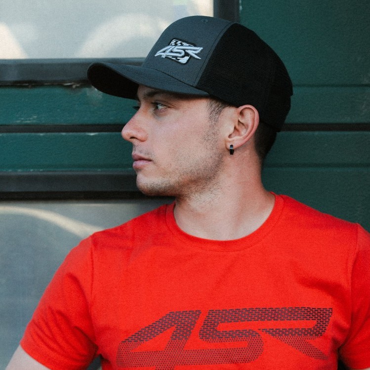 4SR Schildkappe Grey Badge