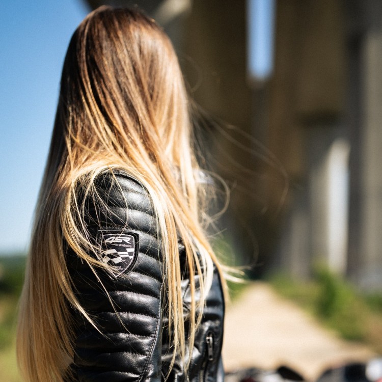 4SR damen Motorrad Leder Jacke B - Monster Lady