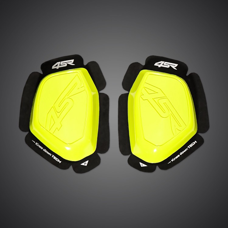 4SR Knie Sliders fluo gelb