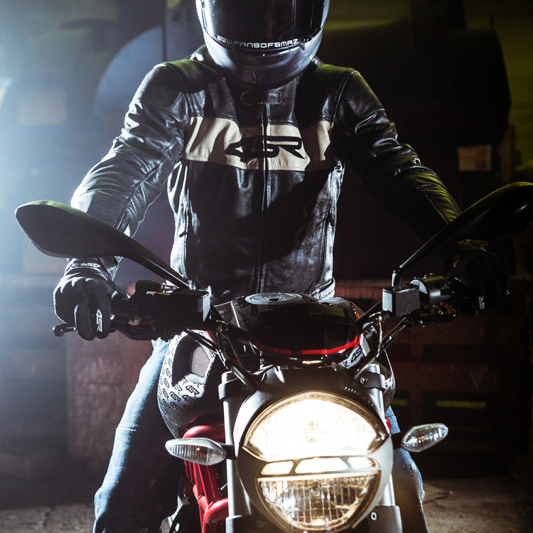 Motorradlederjacke 4SR Hooligan