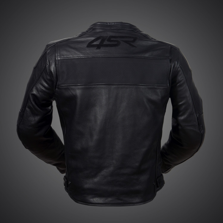 Motorrad Leder Jacke 4SR Hooligan - Black Velvet