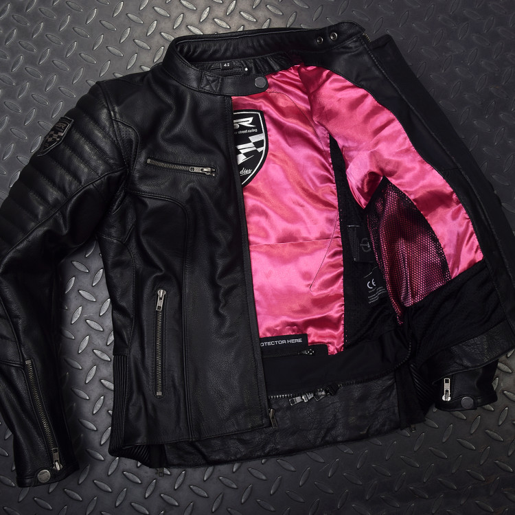 4SR damen Motorrad Leder Jacke B - Monster Lady