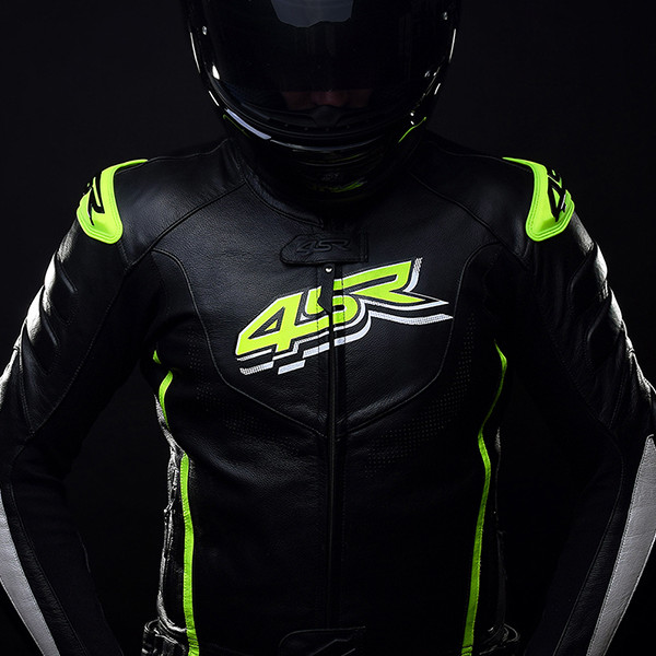 4SR Sportliche Motorrad Leder Jacke TT Replica Nitro