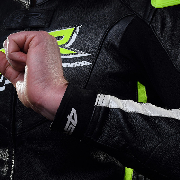 4SR Sportliche Motorrad Leder Jacke TT Replica Nitro