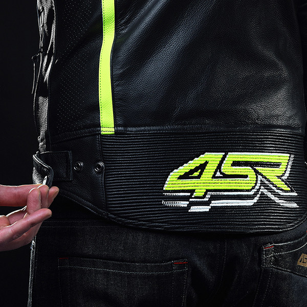 4SR Sportliche Motorrad Leder Jacke TT Replica Nitro