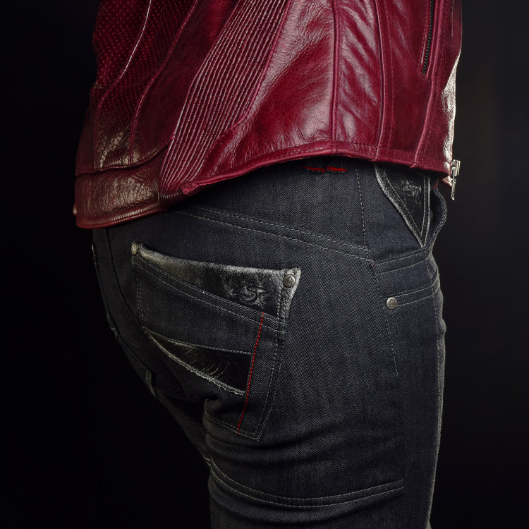 4SR Damen Motorradjeans Cool Lady Black