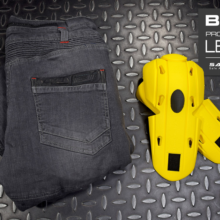 4SR Kevlar Motorradjeans - Club Sport Grey