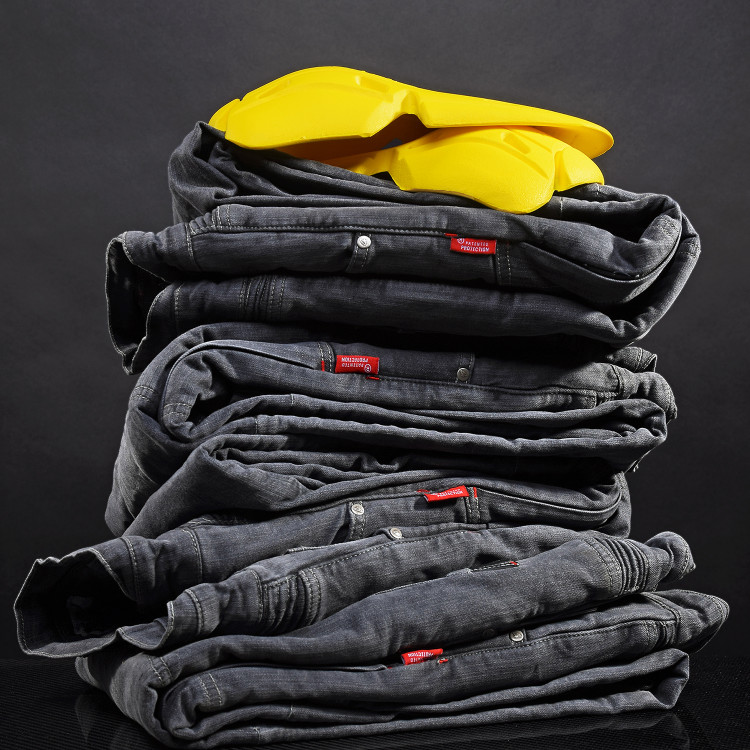 4SR Kevlar Motorradjeans - Club Sport Grey