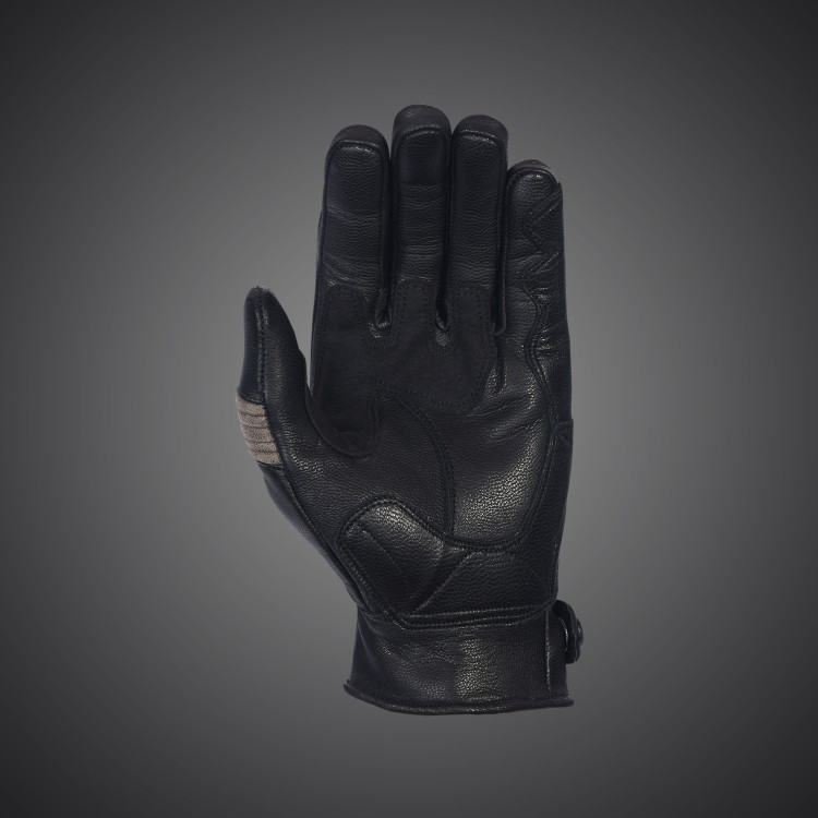 4SR Retro Black Motorradhandschuhe