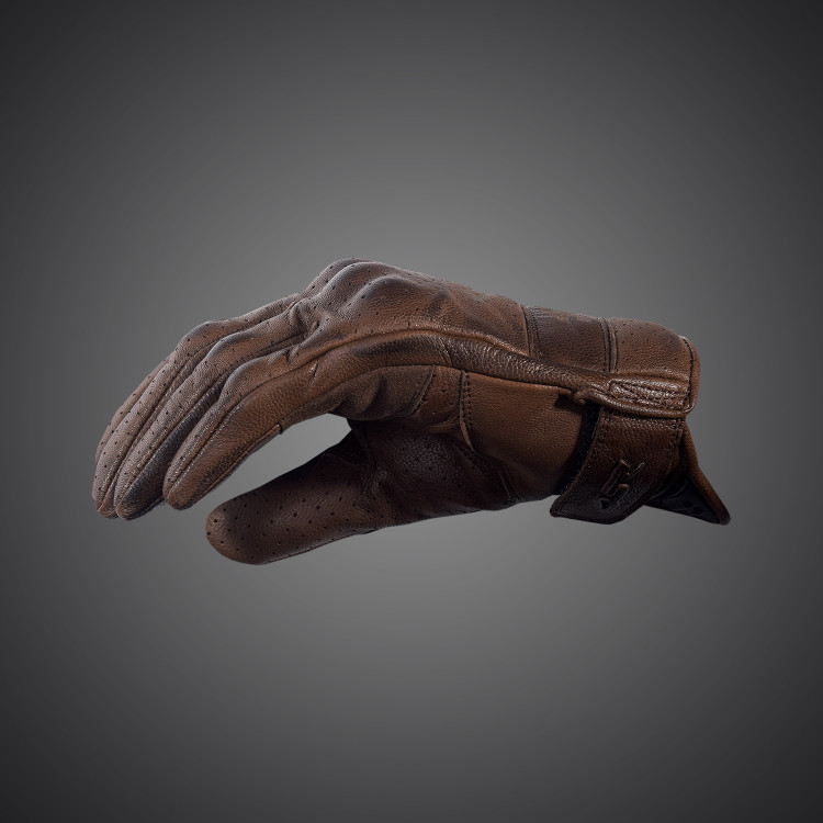 4SR Motorradhandschuhe Monster Brown