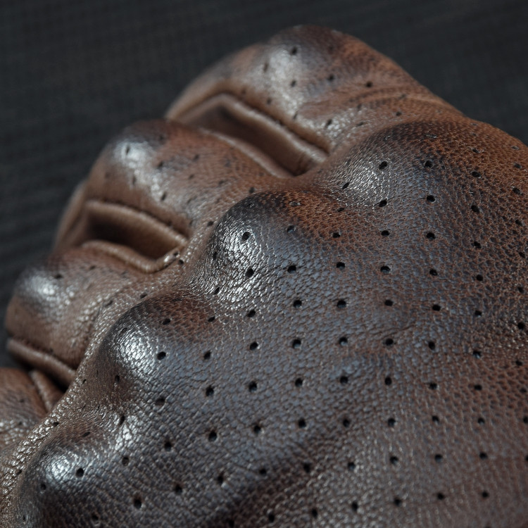4SR Motorradhandschuhe Monster Brown