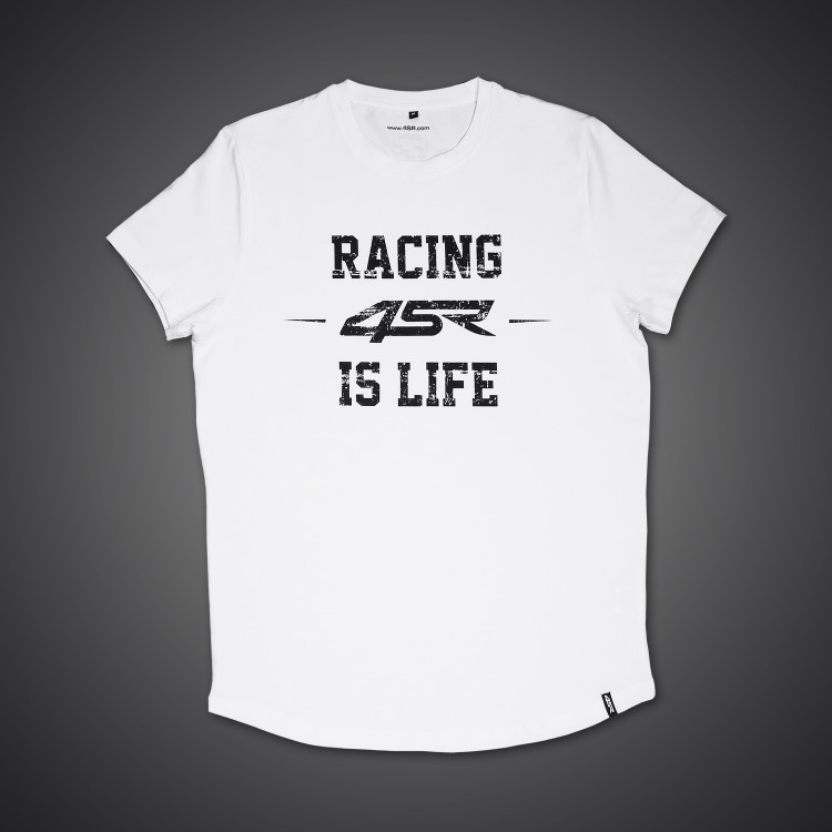 4SR männer T-Shirt Life White