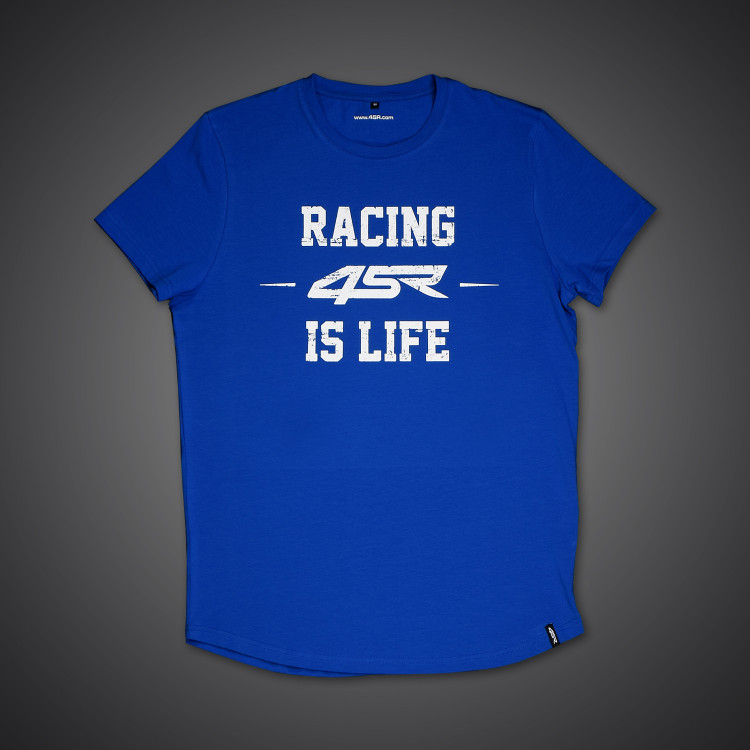 4SR männer T-Shirt Life Blue