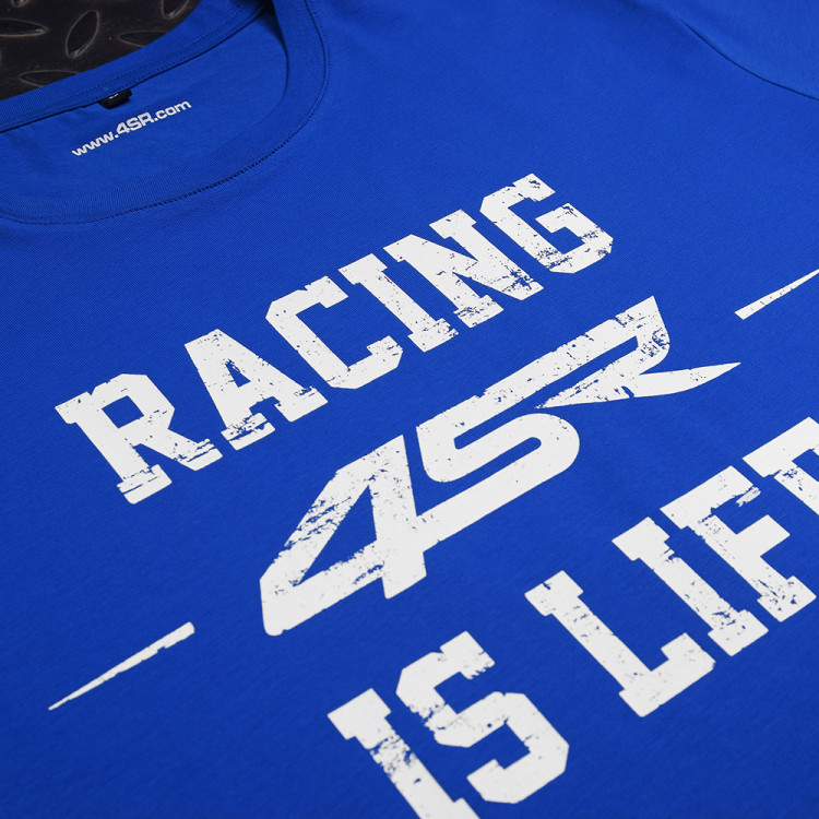 4SR männer T-Shirt Life Blue