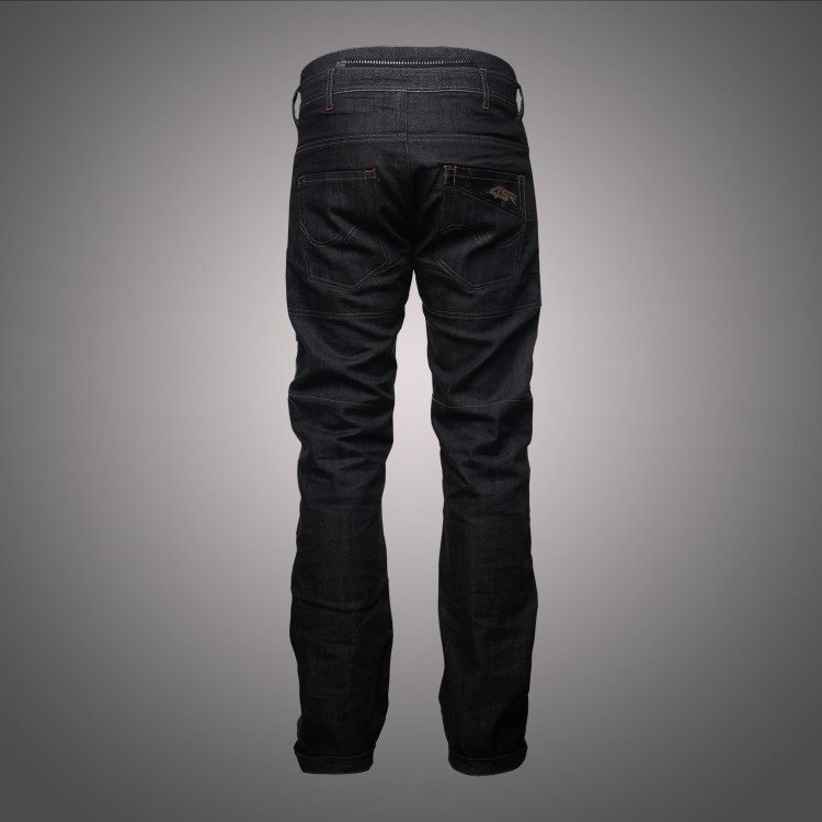 4SR Kevlar Motorradjeans - Cool Black 