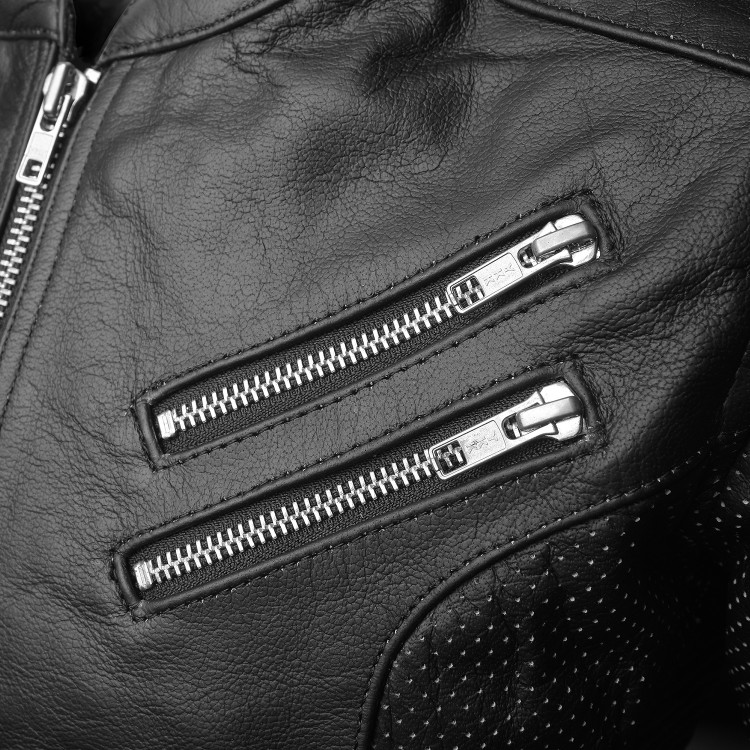 4SR Motorrad Lederjacke Angel Wings