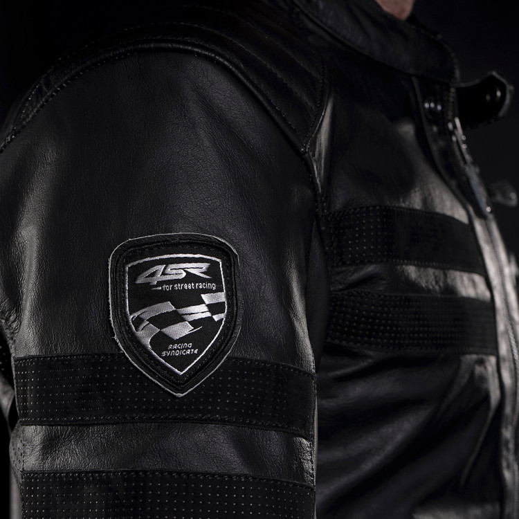 4SR Motorrad Lederjacke Cool Evo
