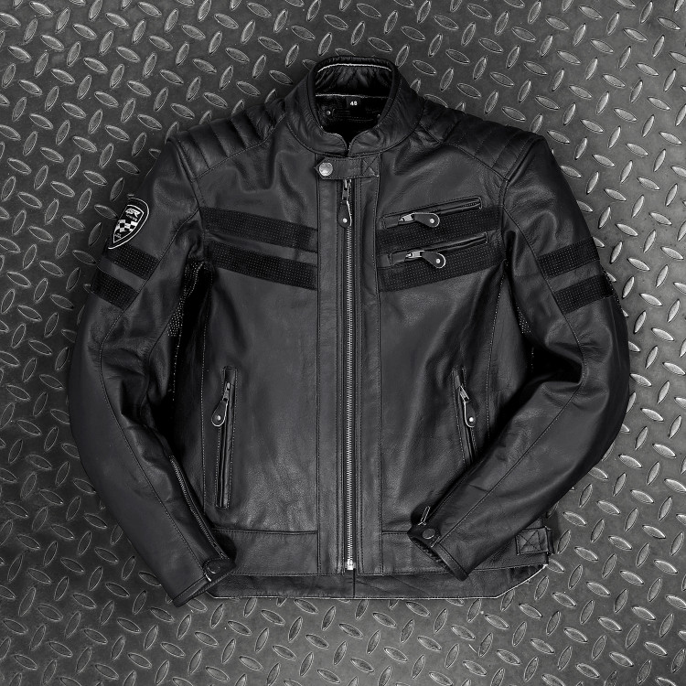 4SR Motorrad Lederjacke Cool Evo
