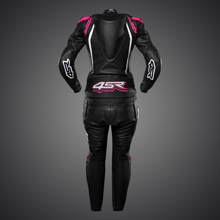 4SR Damen Motorrad Lederkombi Racing Lady Pink 2-Teiler 3