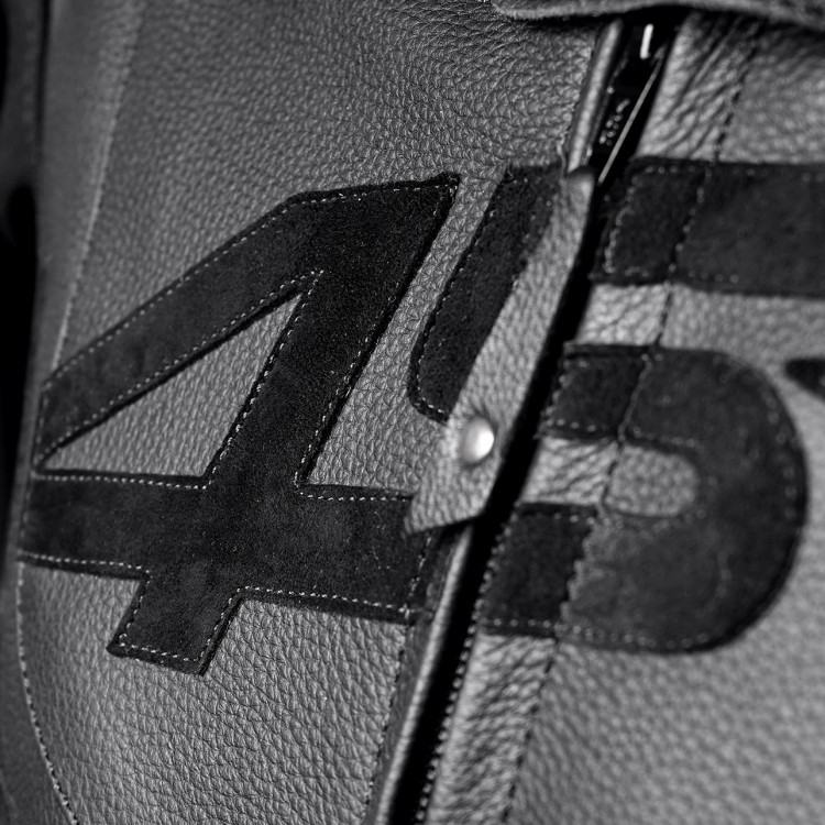 4SR Damen Sportliche Motorradlederjacke TT Replica Lady Black Series