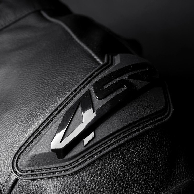 4SR Damen Sportliche Motorradlederjacke TT Replica Lady Black Series