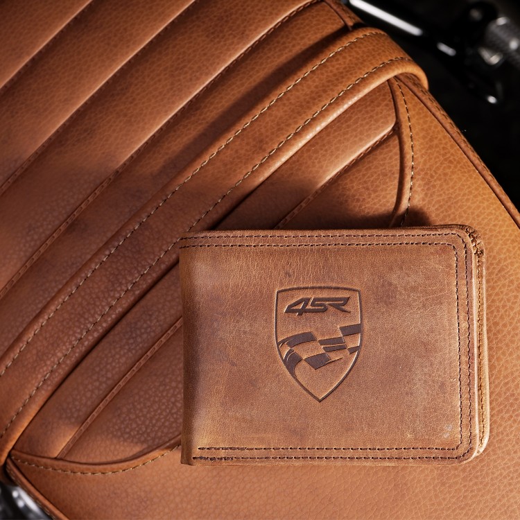 4SR Geldbörse Money Maker Brown aus Leder