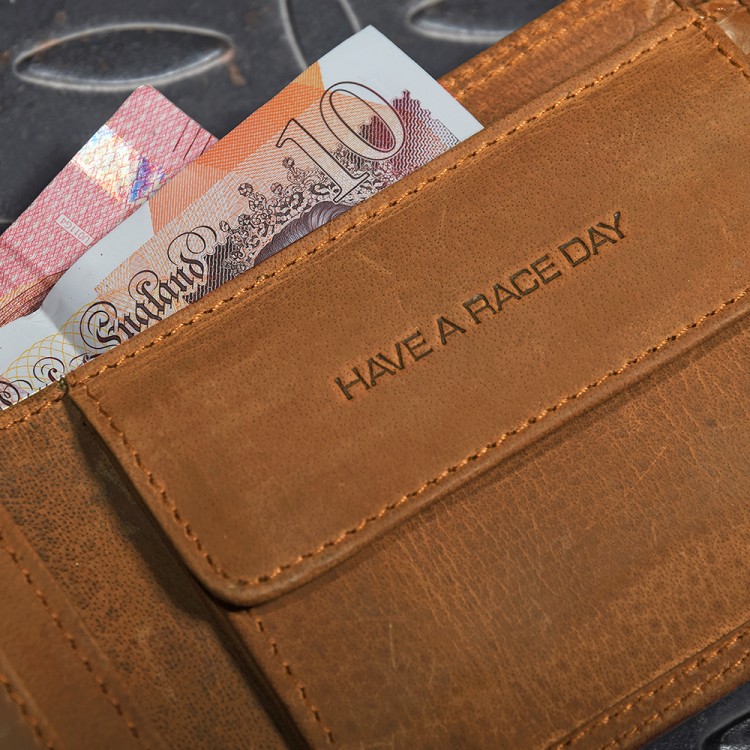 4SR Geldbörse Money Maker Brown aus Leder