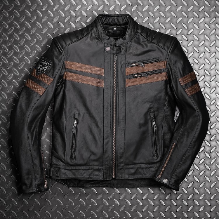 Cool Evo Brown - Motorradjacke - detail - 3