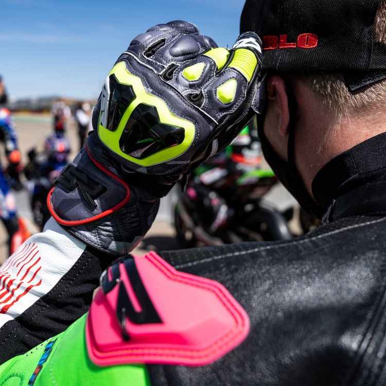 4SR Rennhandschuhe Stingray Race Spec Camo & WSBK Loris Cresson