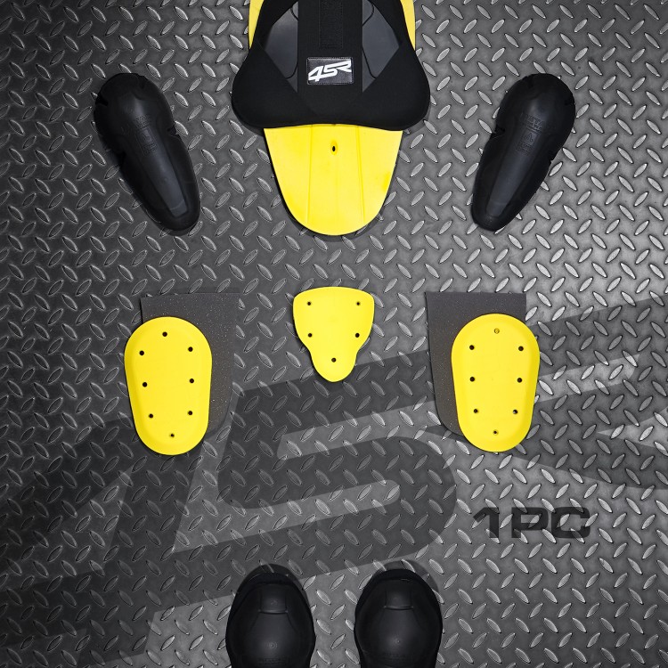 4SR Racing Monster Green AR Airbag Ready Motorrad Lederkombi 16