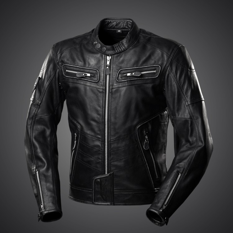 4SR Motorrad Leder Jacke Rebel III