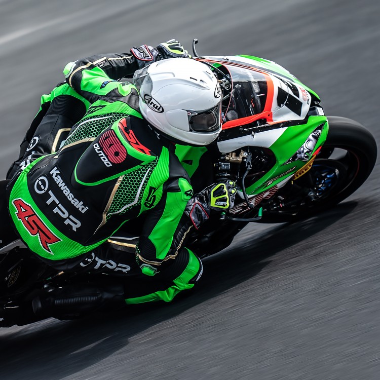 4SR Racing Monster Green AR Airbag Ready Motorrad Lederkombi 15