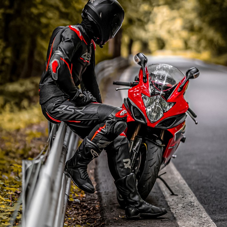 4SR Motorrad Lederkombi RR Evo III Diablo AR 2-Teiler 15