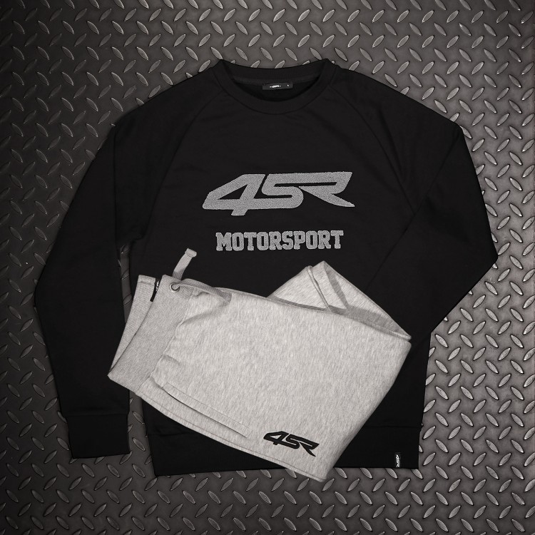 4SR herren Sweatshirt Motorsport Black