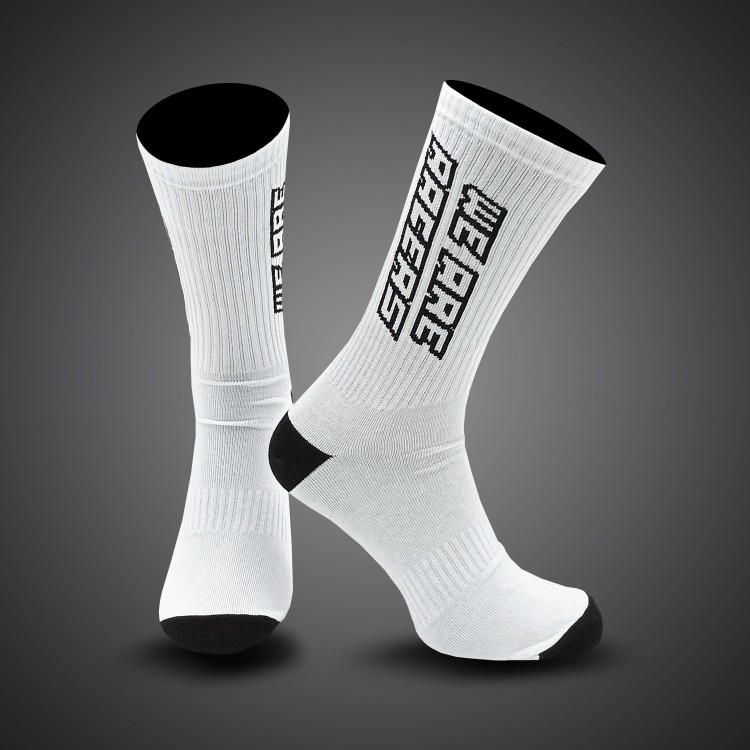 4SR Socken We Are Racers White