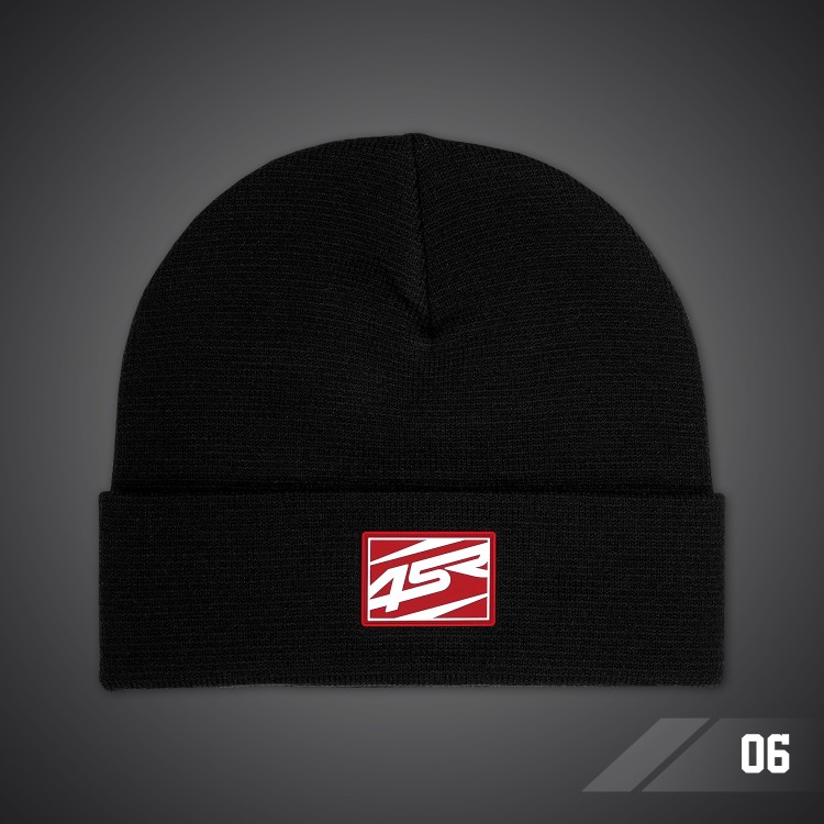 4SR Wintermütze Logo Black