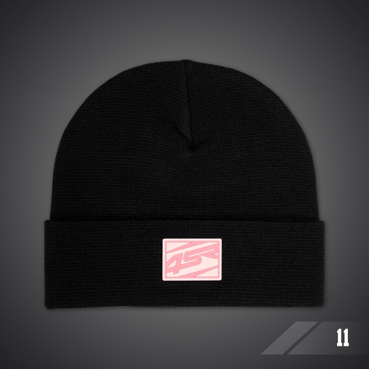 4SR Wintermütze Logo Black