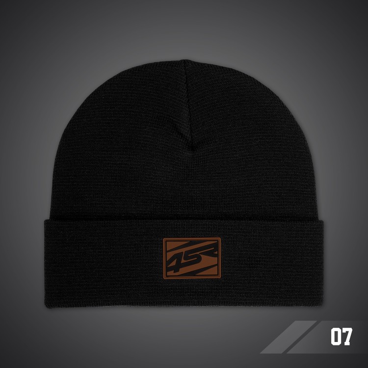 4SR Wintermütze Logo Black
