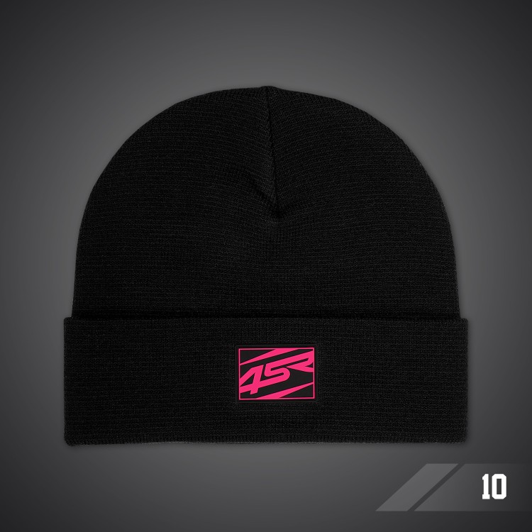 4SR Wintermütze Logo Black