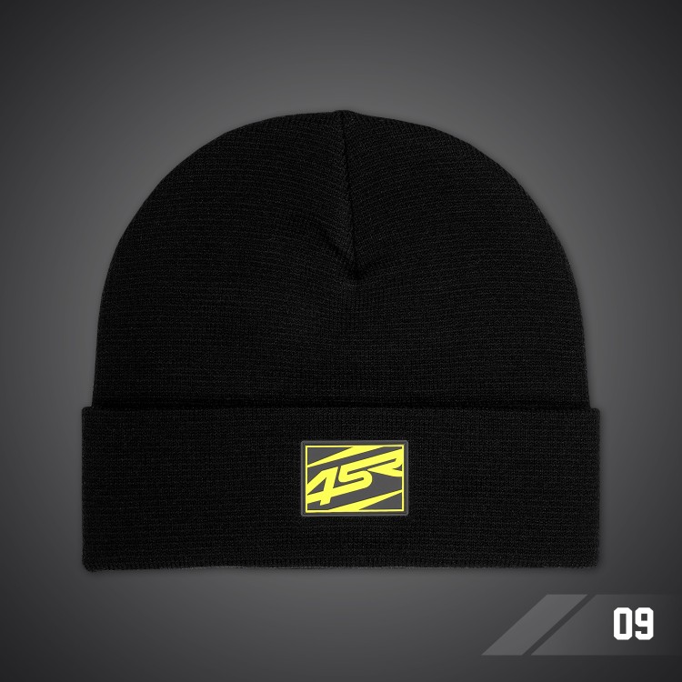 4SR Wintermütze Logo Black