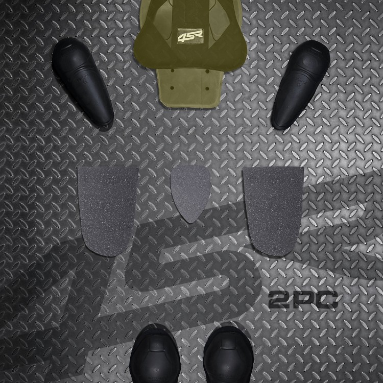 4SR Da4SR Damen Motorrad Lederkombi Racing Lady Black Series 2-Teiler 9men Motorrad Lederkombi Racing Lady Black Series 2 Teiler - Protektoren