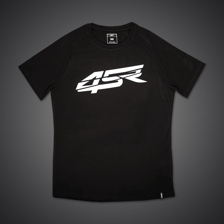 4SR männer Raglan T-Shirt Crack Black