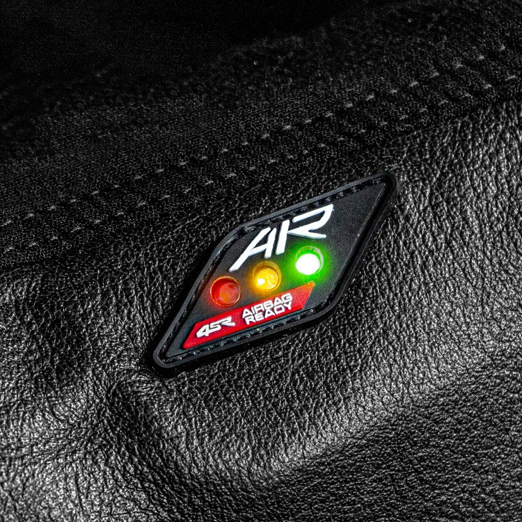 4SR Racing Neon AR Airbag Ready Motorrad Lederkombi 9